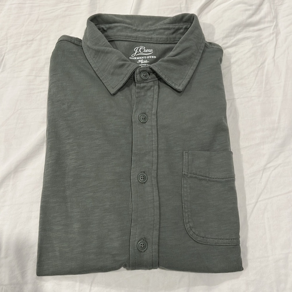 J.Crew Harbor shirt slub long sleeve